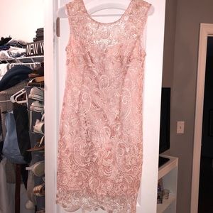 Pink Lace Dress